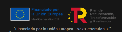 logotipos del plan de recuperación y de la unión europea